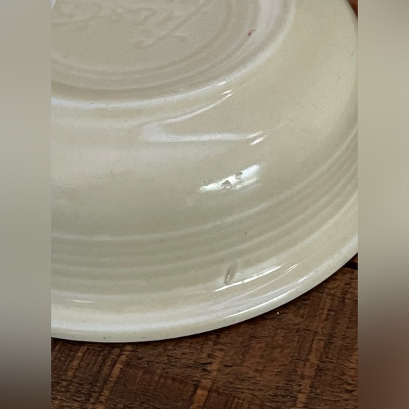 Vintage Fiestaware Ivory Fruit Bowl🍒🍊🍌 - Picture 7 of 8